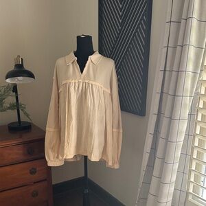 Fantastic Fawn Cream Blouse